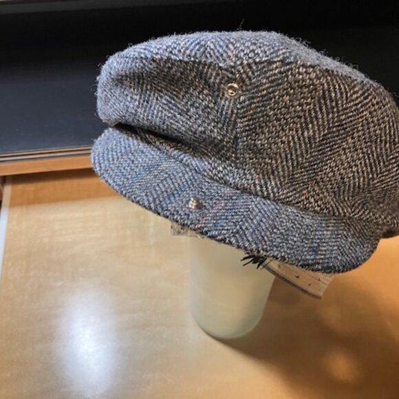 Vintage Adams Row made in USA 100% wool tweed newsboy cap - Picture 4 of 7